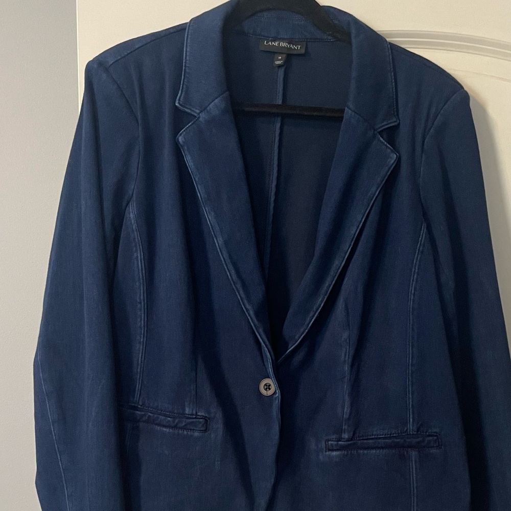 Lane Bryant Dark Blue Blazer